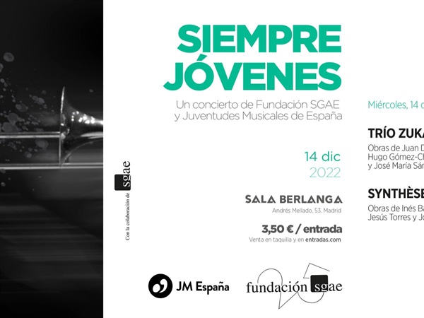 ‘Siempre Jóvenes’ celebra tres décadas del Premio Jóvenes Compositores de la Fundación SGAE