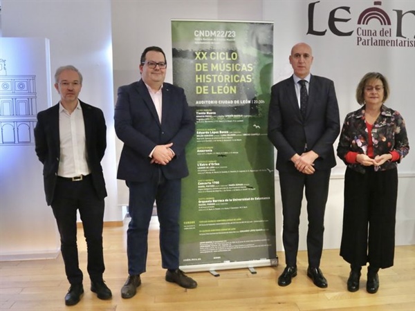 El CNDM y el Ayuntamiento de León promueven la XX edición del ciclo de Músicas Históricas de León