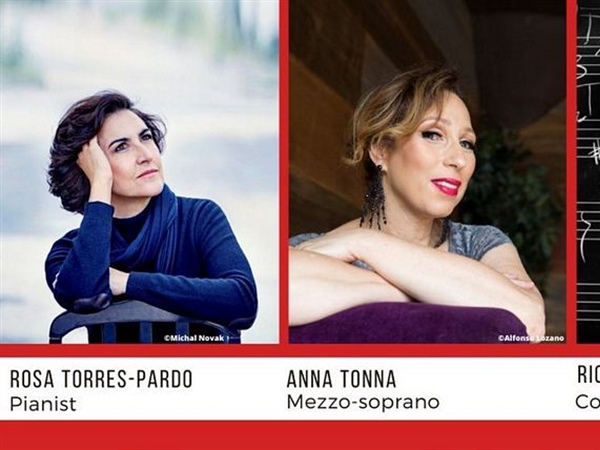 ‘Sonidos del mediterráneo‘, Rosa Torres-Pardo y Anna Tonna en el Palau de la Música de Valencia