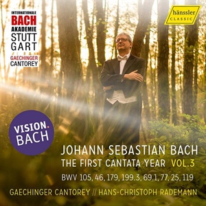 BACH: Cantatas (Vol. 2: BWV 167, 147, 186 y 136) (Vol 3: BWV 105, 46, 179, 199.3, 69.1, 77, 25 y 119)