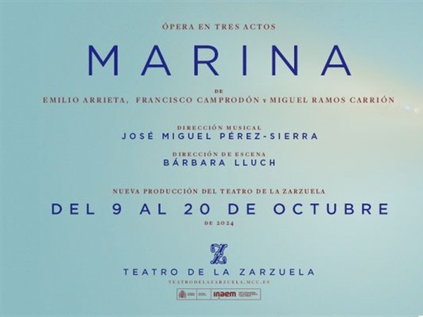 El Teatro de la Zarzuela abre la temporada con una nueva y deslumbrante producción de Marina