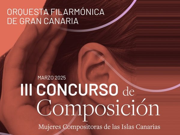 III Concurso de Composición para Mujeres canarias de la Orquesta Filarmónica de Gran Canaria