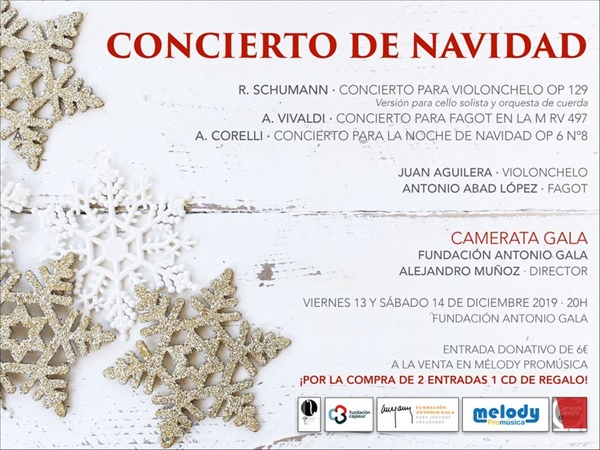 Concierto de Navidad de la Camerata Gala bajo la dirección de Alejandro Muñoz