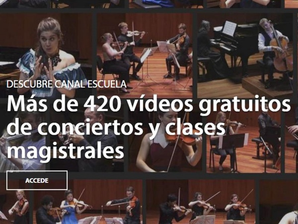 La Escuela Superior de Música Reina Sofía informa de sus contenidos audiovisuales