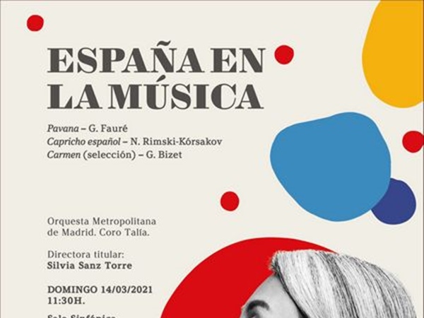 España en la música, concierto de la Orquesta Metropolitana y Coro Talía en el Auditorio Nacional