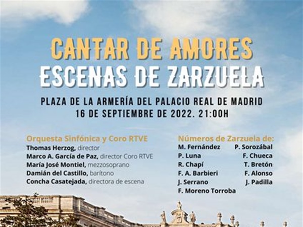 La Orquesta y Coro de RTVE ofrece un concierto en la Plaza de la Armería del Palacio Real